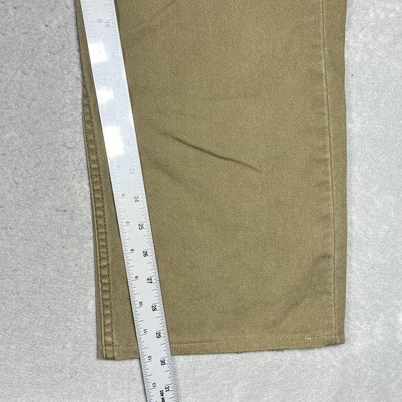 Polo Ralph Lauren Pants Jeans Classic 867 Brown Khaki Tan Men’s 35X32 - Picture 8 of 14